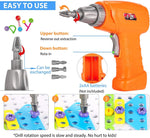 244-Piece DIY Building Kit with Electric Screwdriver for Kids Ages 4-10