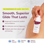 V Lube Silicone Base Personal Lubricant - Long-Lasting Lubrication, Non-Greasy, Ph Friendly, Latex Safe, Flavorless, Glycerin-Free, Water-Friendly, Vaginal & Anal Use - 1.7 Fl Oz