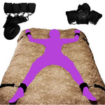 Bdsm Bed Restrainst Sex Ties For Ankles And Wrists Cuffs Thigh Arm And Leg Restraints Queen Size Bed Sex Resistance Bands With Ankle Strap Men Adult Play Handcuffs Couples Sexy Gift Sets Sweater