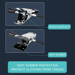 Pants Hangers with Clips 20 Pack Adjustable Skirt Hangers for Women Non-slip Trousers Hanger for Jeans Clothes Hangers for Pants Heavy Duty Space Saving Shorts Hangers,Black,12Inch