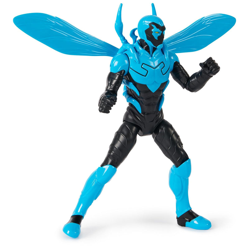 DC Comics, Blue Beetle Action Figure with Wings, 12-inch, Easy to Pose, Col