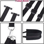 Adjustable Door Sex Swing with Padded Support – Erotic Sling for Couples, 300lbs Limit