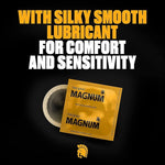 Magnum Lubricated Large Condoms, Smooth & Comfortable, 36 Count, For Men