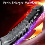 Penis Sleeve Cockring Sex Toys For Men, Penis Extender Male Girth Enhancement Realistic Dildo Penis Pump,Silicone Cock Sleeve Extension Penis Ring For Enlarge Thicken Girth Adult Sex Toys For Couples