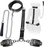 Adjustable Neck-to-Wrist Restraint Set – Bondage Gear for Couples & Role Play