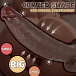 13 Inch Huge Thick Realistic Black Dildo, Big Long Silicone Bbc Dildos For Anal Play, Giant Lifelike Penis Soft Adult Sex Toys With Strong Suction Cup, Large Strap On G Spot Dildo For Men Women Couple