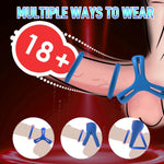 Vibrating Cock Ring, Male Sex Toys, Penis Ring For Men Erection, Silicone Vibrating Adjustable Cock Rings For Erection Enhancing And Sex Longer Lasting Stronger Testicle