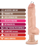 Blush 11" Bad Boy Next Door Thrusting Dildo Vibrator For Women Men Couples, Huge 2.5" Thick Realistic Cock W/Piercing, Suction Cup Strap-On Compatible, Vaginal & Anal Stimulation Adult Sex Toys Cock