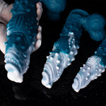 Silicone Thrusting Dildo With Spined, Monster Fantasy Sea Creature Dildos With Soft Swinging Testicles, Thick Flexible Anal Dildo, Sex Toys For Women, Adult Toys For Men Gay