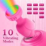 Vibrator Anal Plug With 3Pcs Butt Plug,10 Modes Vibrating Butt Plug - Led Color Light Remote Control Anal Plug, Adult Sex Toys And Games