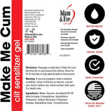 Make Me Cum Water-Based Clitoral Gel – Enhances Sensitivity, 1 oz, Clear