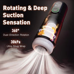 TriggerX Male Masturbator with Thrusting, Rotation, Heating & LED Display