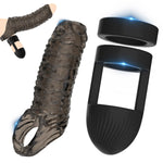 Silicone Testicle Toys Stretcher Reusable Cock Penis Extenders Sleeve Testicle Crusher Cbt Threaded Cock And Ball Torture Ring Penis Stretching Sex Restraints Bdsm Male Chastity Device Longer For Men
