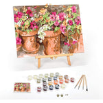 Adult Paint by Numbers Kit 16x20 Framed Colorful Artwork