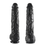 17.3 Inch Long Realistic Huge Thick Dildo + 22.8 Inch Super Long Anal Beads