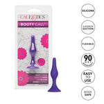 Booty Call Booty Starter- Silicone Butt Plug With Suction Cup Base - Waterproof Anal Fetish Sex Toys For Couples - Purple, 1 Count