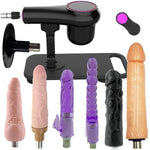 Super Silent Sex Machine Automatic Thrusting Machine Device For Women With 3Xlr Connector Attachments For Hands-Free Play, Black
