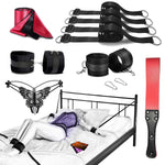 Sex Bed Bondage Restraints Bdsm Kit Sex Toy,13Pcs Adult Sex Toys Set For Bed Sex Games Incl Bondaged Straps Hundcuffs Paddle Blindfold, Bondage Gear & Accessories For Couples Men Women