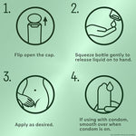 2-in-1 Massage Gel & Personal Lubricant with Soothing Aloe Vera, 6.76 oz