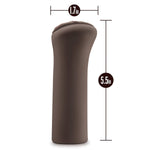 Blush Nicole'S Kitty Pocket Pussy Stroker - 5" Realistic Vagina Masturbator For Men - Soft X5+ Tpe, Ribbed Tunnel, Snug Fit, Open-Ended Masturbation Sleeve - Sex Toy For Male Pleasure - Hot Chocolate