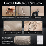 Inflatable Bondage Sex Sofa – Adjustable Position Chair with Built-in Air Pump