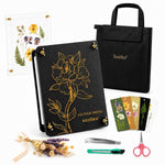 Large Flower Press Kit, 11.8 x 8.7 Inch, 6 Layers with Photo Frame & Bookmarks