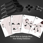 Heart-Shaped Inflatable Wedge Cushion with Bondage Cuffs & Nipple Clamps