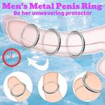 Penis Ring For Men Cock Rings For Erection Enhancing Sex Toy Delay Control Male Bondage Metal Ring Sm Stimulator Pleasure Device(50Mm)