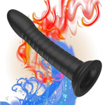 Silicone Anal Plug Dildo Butt Plug With Strong Suction Cup,Anus Dilator Masturbator Adult Sex Toy For Hands-Free Play Anal Plug Prostate Massage Lifelike Adult Sex Toy For Men Women(Black)