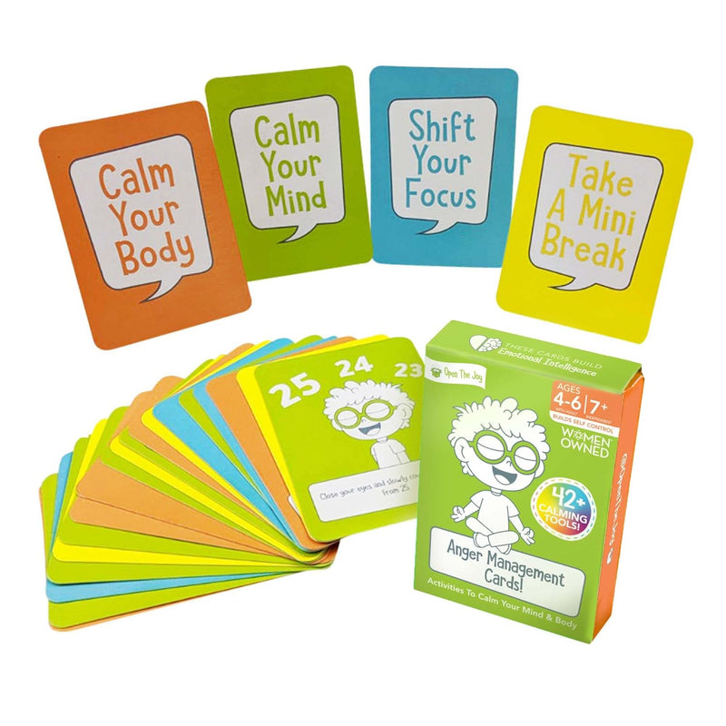 Anger Management Cards For Kids Control Feelings With A Fun Card Game, 42+