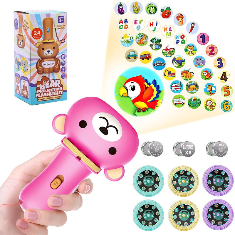 Flashlight Projector Toy Torch Projection Led Flashlights Educational Toys