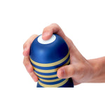 Toc-201Pt Premium Pre-Lubricated Male Masturbator Vacuum Cup With Powerful Suction Blue