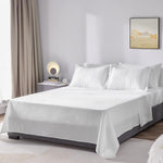 Full Bed In A Bag White Seersucker Comforter Set With Sheets 7-Pieces All Season Bedding Sets With Comforter, Pillow Sham, Flat Sheet, Fitted Sheet And Pillowcase