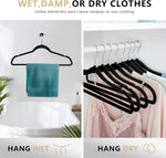 Big Clothes Hangers 50pack Non-Velvet Thin Plastic Hangers for Clothes -Heavy Duty Coat Hanger Set -Space-Saving Closet Hangers,Functional Non-Flocked Hanger