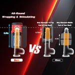 Automatic Male Masturbator Massager with Dual Sleeves, Thrust & Vibration