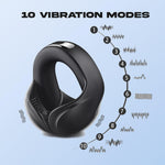 Egg-Streme Pleasure Loop Vibrating Cock Rings For Men Penis Ring Erection Enhancing Ultimate Male Enhancer Cock Ring Onahole Long Lasting Sex Toys For Men Oh-Av-071