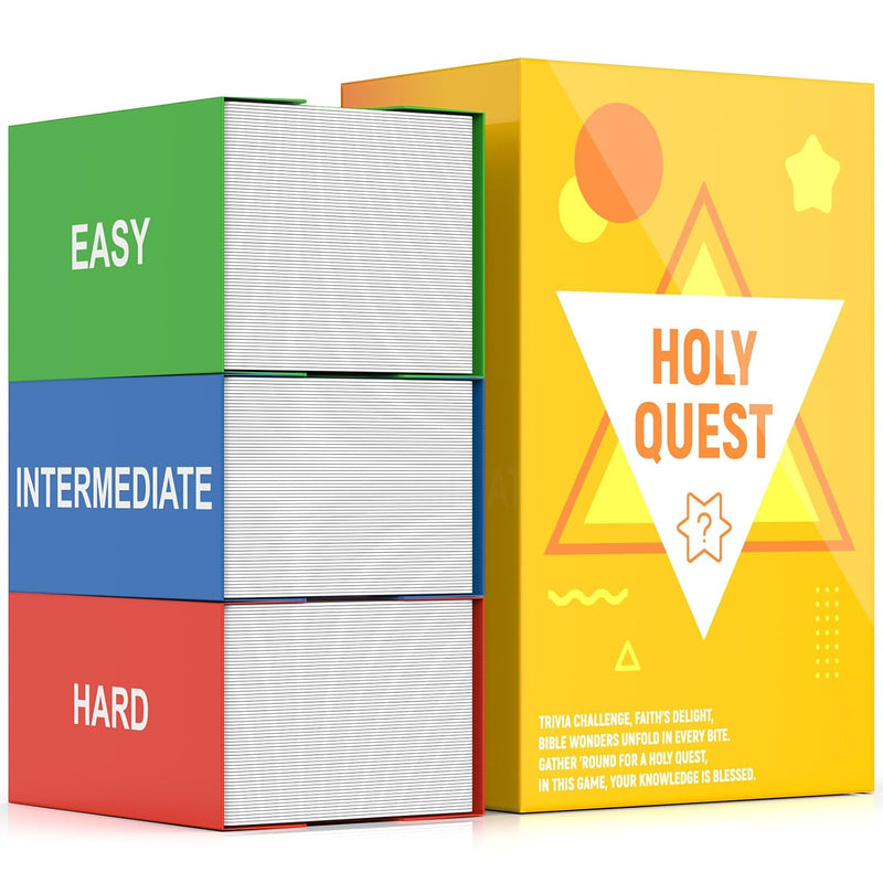 A Fun And Meaningful Bible Trivia Game, 400 Cards, Perfect For Bible Study,