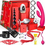 Sex Toy New Year Gifts 2026, 12 Pcs Surprise Gift Set | Couple Adult Sex Toy Kit | Vibrator, Bdsm Kit, Masturbator, Anal Plug&Bead Etc., Ideal Gift For Women/Men/Valentine'S Day| Worth Over $120