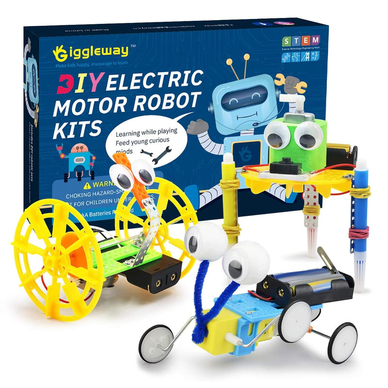 Electric Motor Robotic Science Kits, Diy Stem Toys For Kids, Building Scien