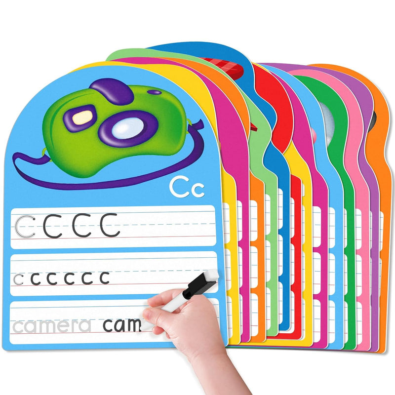 Alphabet Writing Practice Cards, Handwriting Letter Educational Cards For K