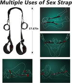 Inflatable Sex Wedge Pillow with Straps – Position Support Cushion for Couples