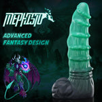 ?Mephisto?11.4" Dildo Lifelike Huge Silicone Dildo, With Strong Suction Cup, For G-Spot Sex Adult Toys For Women And Couple, Black& Green, Xl