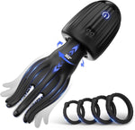 Rechargeable Male Masturbator with Vibration & Suction, Silicone