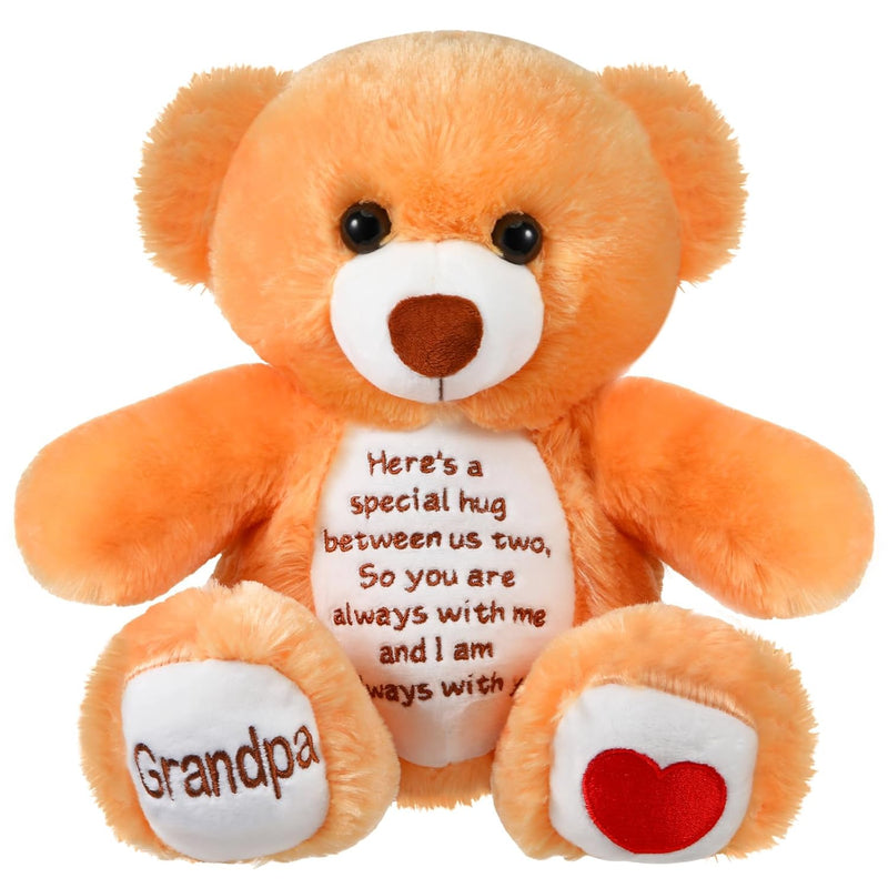Sympathy Bears For Boys And Girls Loss Of Grandpa,Memorial Stuffed Animal For