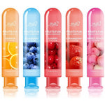 Fruits Flavor Lube Personal Lubricants Water Based Long Lasting Sex Lube For Oral Sex Fantasy Strawberry Cherry Orange Peach Bleberry (All Five Flavors Combo)