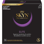 Elite – 36 Count – Ultra-Thin, Lubricated Latex-Free Condoms & Excitation – 12 Count – Lubricated Latex-Free Condoms