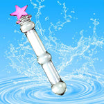 Glass Anal Plug,Crystal Butt Plug Pleasure Wand Anal Beads Dildo Penis Masturbation Crystal Glass Pleasure Wand Dildo Penis Glass Pleasure Wand Crystal Massager Anal Sex Toys For Women Men