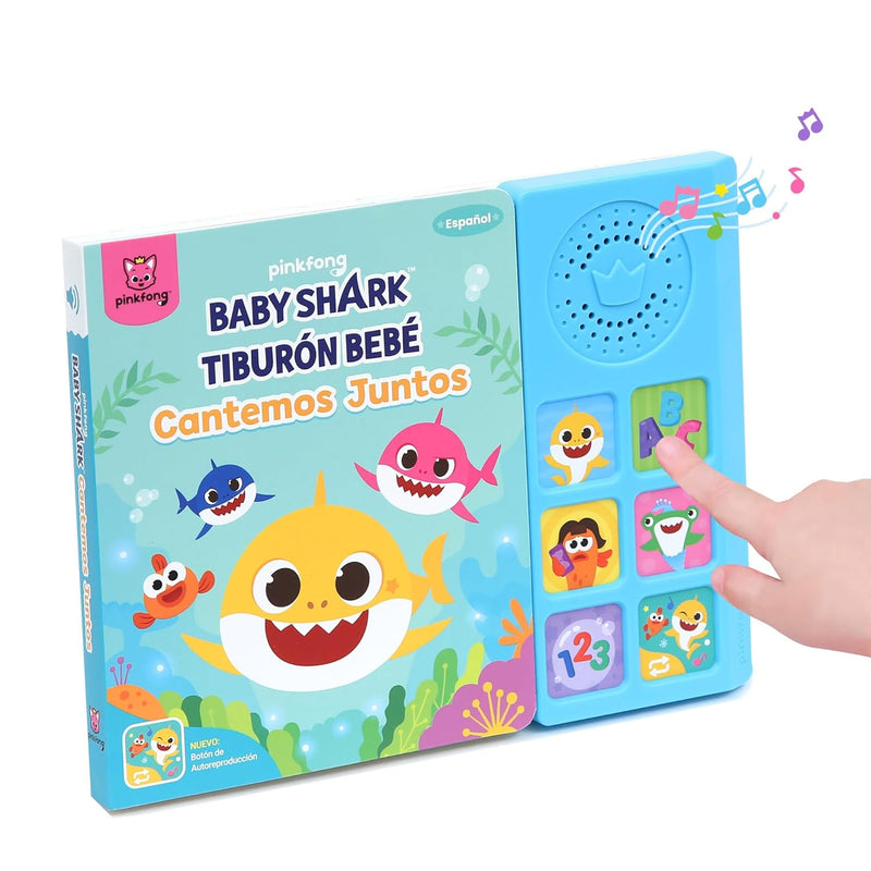 Baby Shark Cantemos Juntos 6 Button Sound Book, Pinkfong Baby Shark Nursery