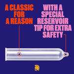 Lubricated Latex Condoms for Contraception & STI Protection, 36 Count Pack