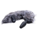 Vibrating Fox Tail Anal Pleasure Device with Remote Control